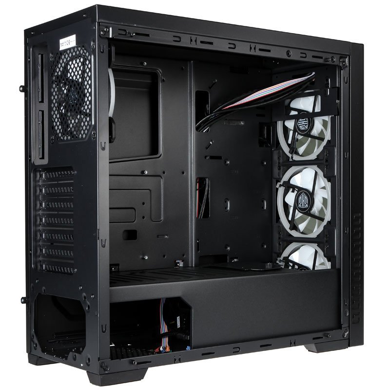Kolink Horizon RGB Midi-Tower, Tempered Glass - schwarz