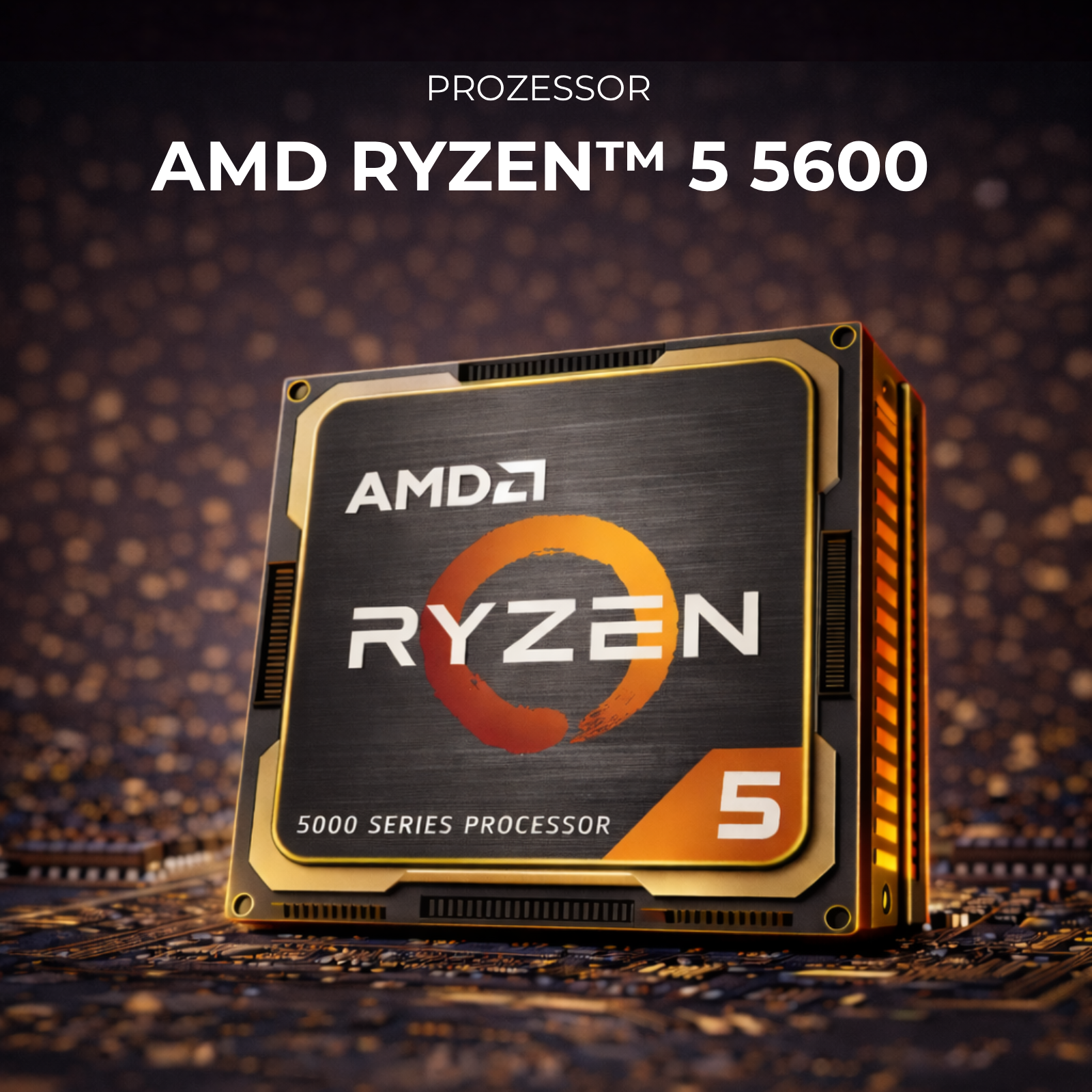 Zyberx Gaming PC mit AMD Ryzen™ 5 5600 Prozessor, 16 GB RAM, 512 GB SSD, Palit GeForce RTX™ 5060 Ti Dual 8GB, Windows 11 | Schwarz