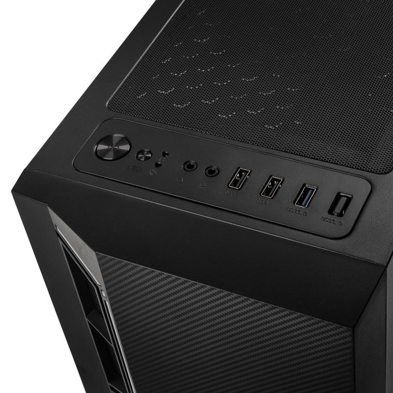 Kolink INSPIRE K7 Midi-Tower ARGB Gaming-Gehäuse Schwarz