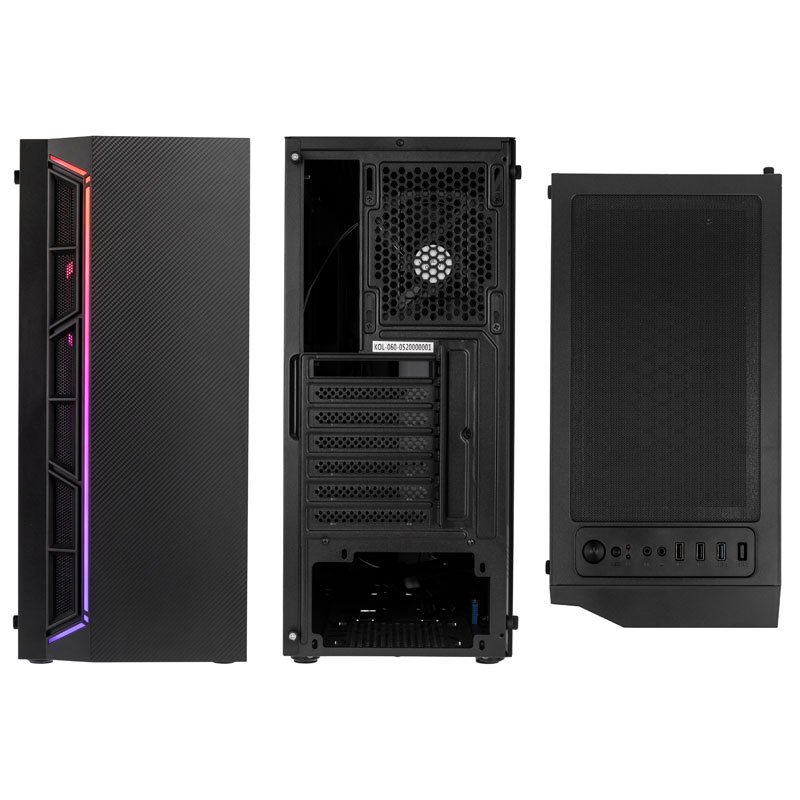 Kolink INSPIRE K7 Midi-Tower ARGB Gaming-Gehäuse Schwarz