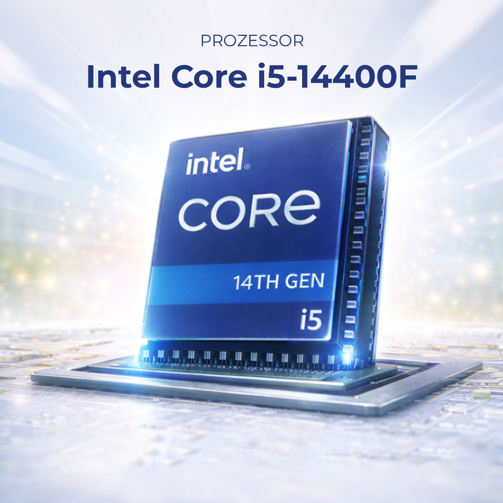 Zyberx - Gaming PC mit Intel® Core™ i5 i5-14400F Prozessor, AMD Radeon RX 7600, 16 GB RAM,  512 GB SSD, Windows 11  | Weiß